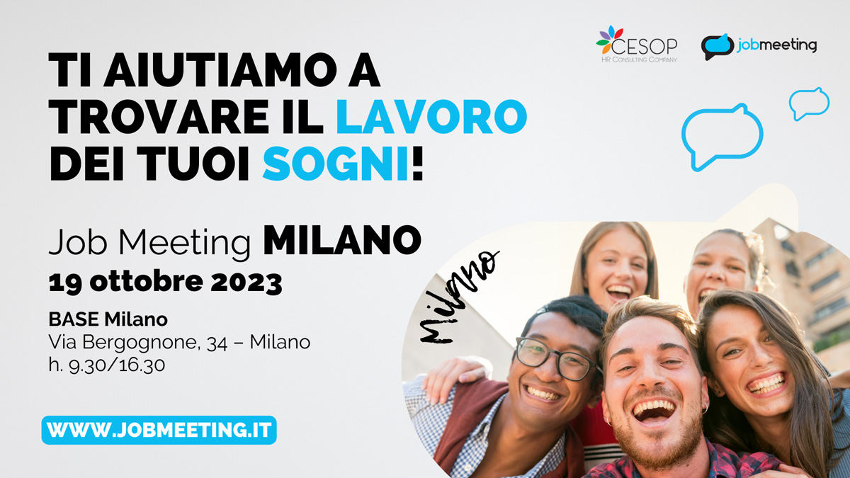 Job Meeting MILANO - 19.10.23