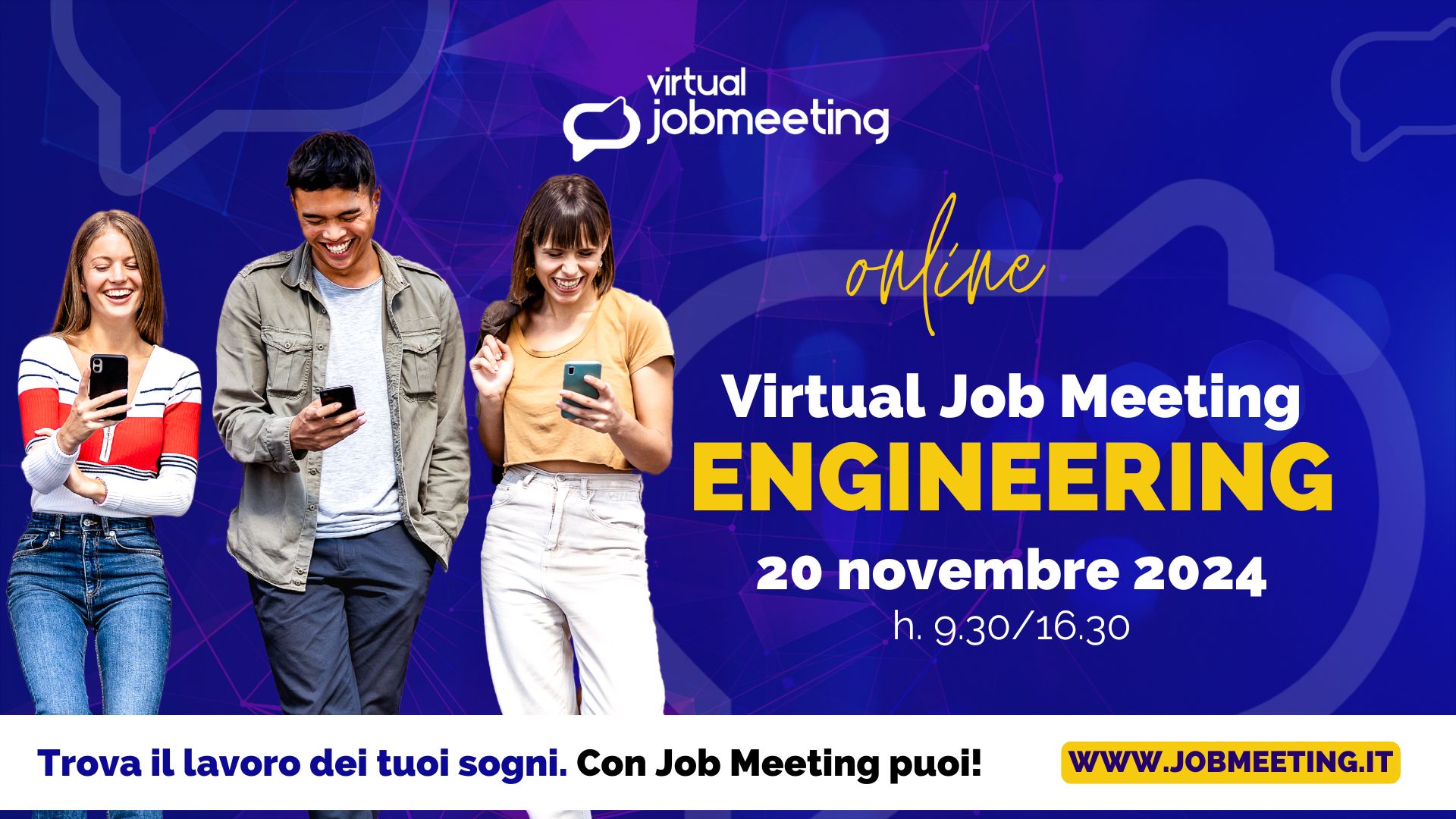 Torna il più grande evento di recruiting online dedicato agli ingegneri!